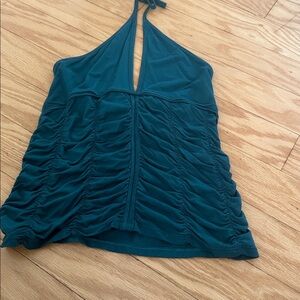 Hunter green halter top